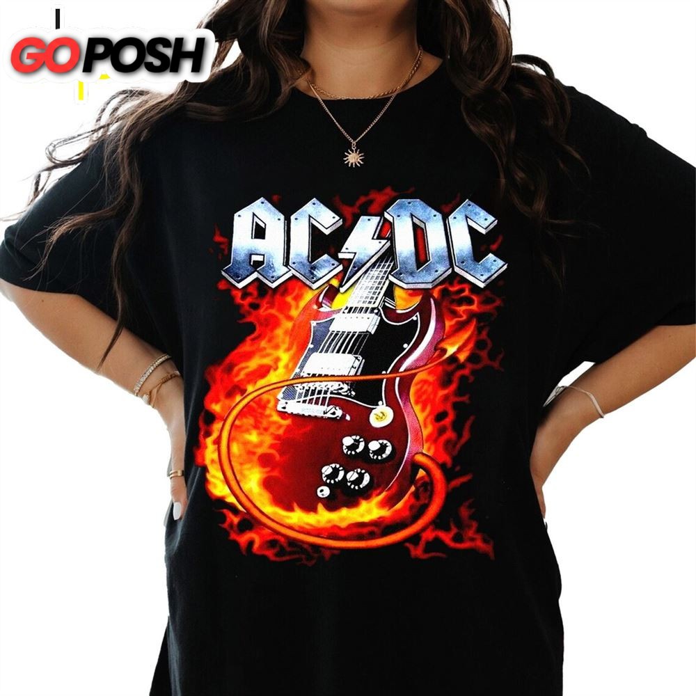 Acdc Vintage 2025 Acdc Shirt Fan Gifts