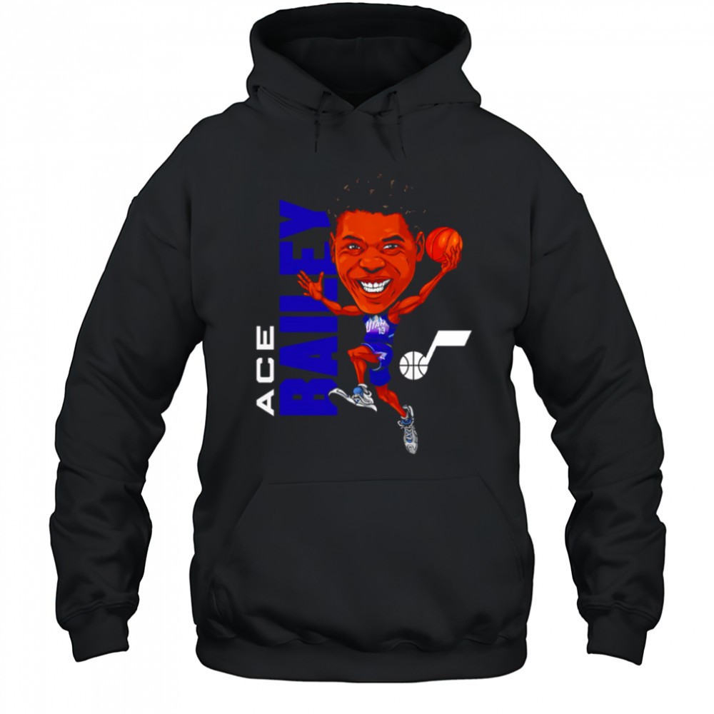 Ace Bailey Utah Jazz Caricature cartoon shirt