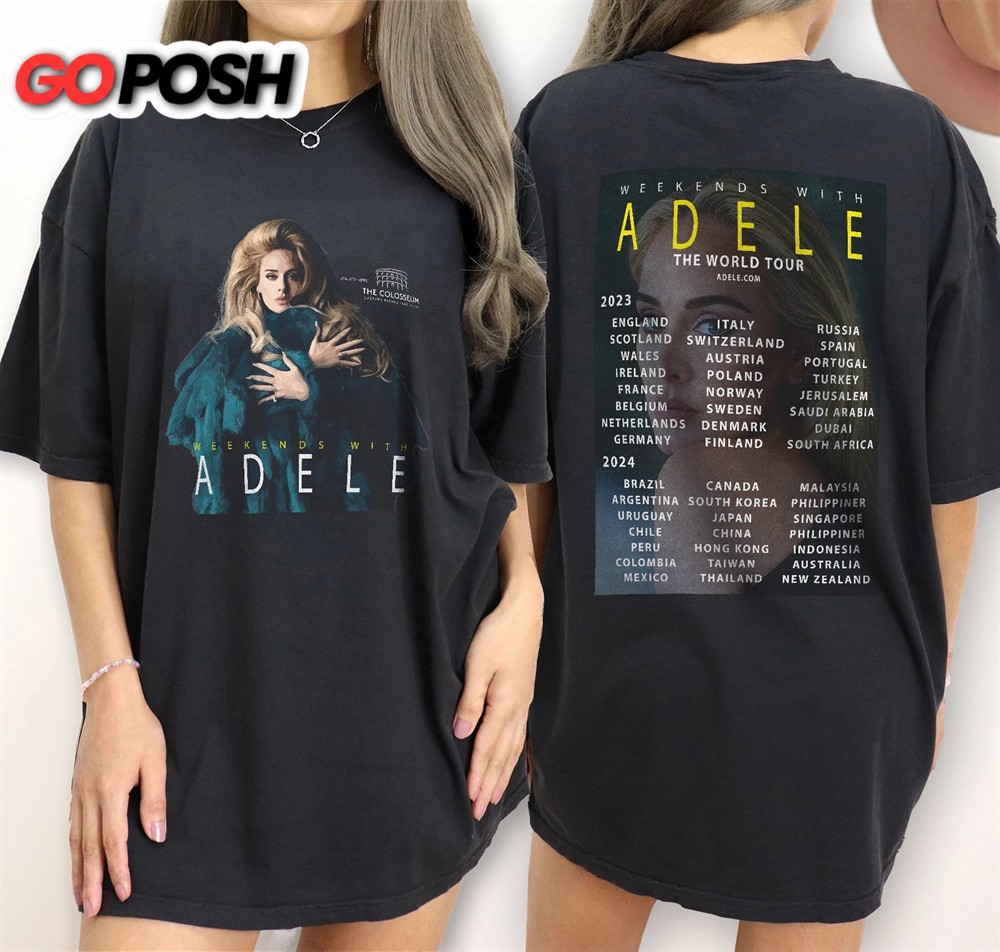 Adele Tour 2023-2024 Weekends With Adele Merch Adele Las Vegas T-Shirt