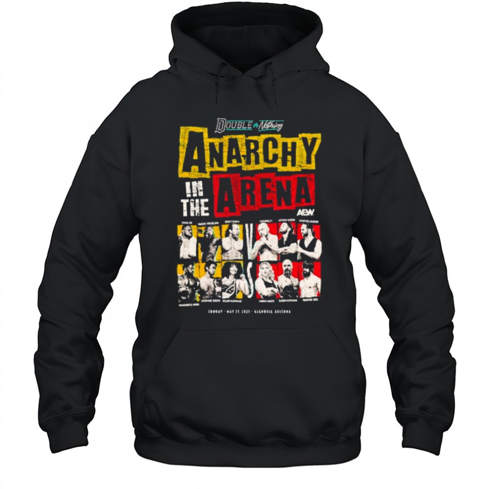 AEW Double or Nothing 2025 Anarchy in the Arena Sunday May 25 Arizona t-shirt