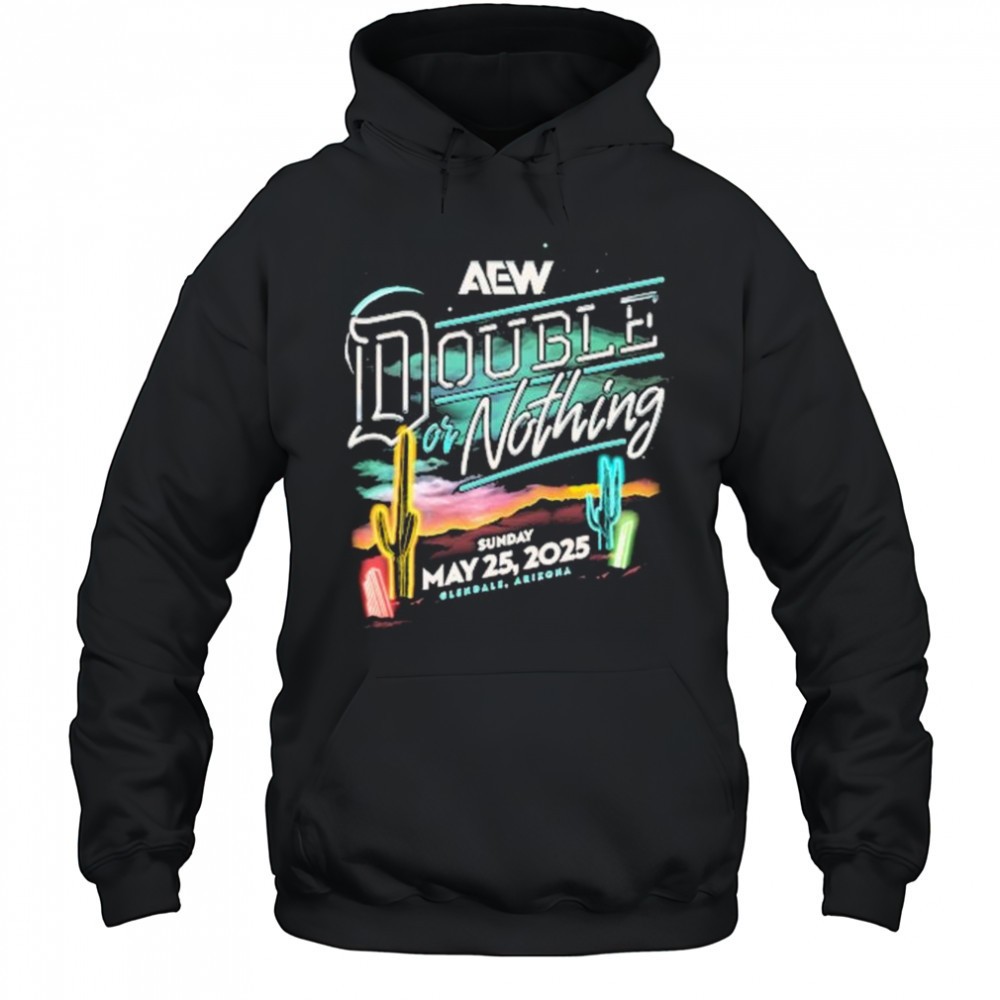 AEW Double or Nothing 2025 Sunday May 25 Olenale Arizona t-shirt