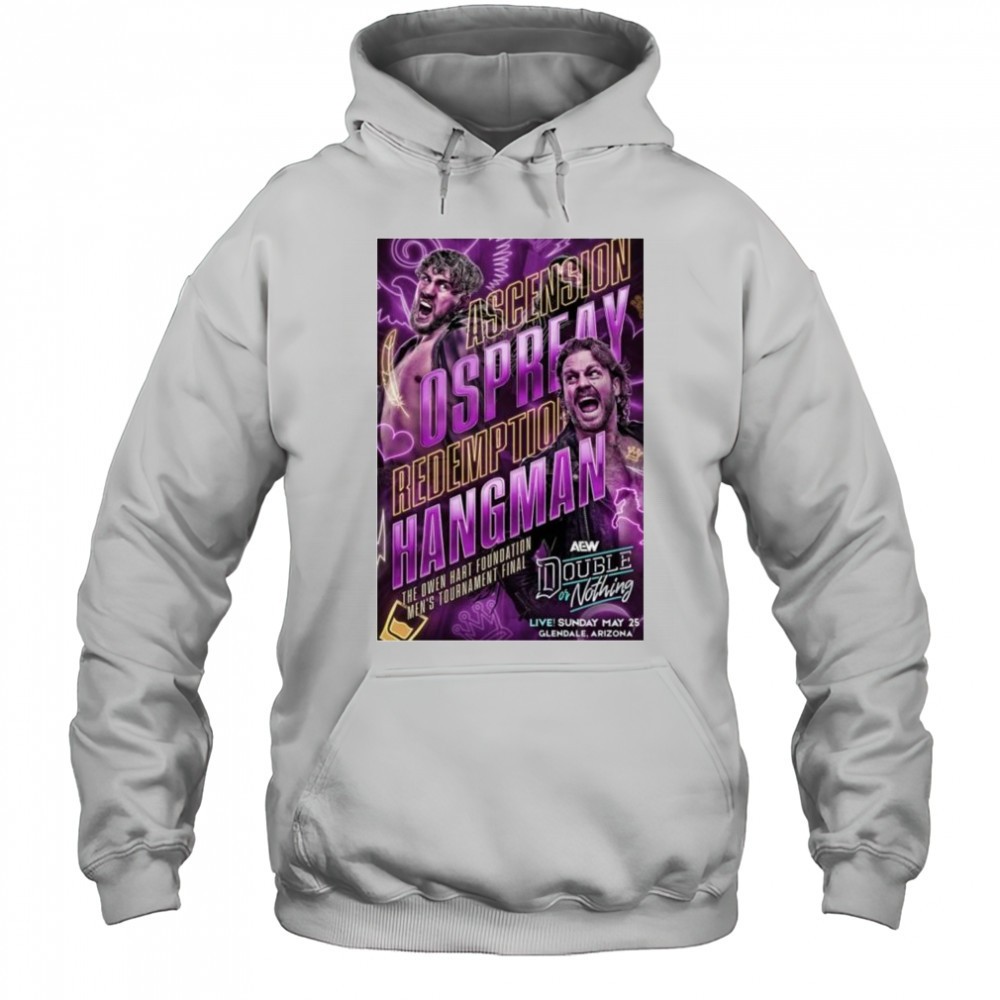 AEW Double or Nothing Matchup Monday Will Ospreay vs Hangman Adam Page May 25-2025 t-shirt