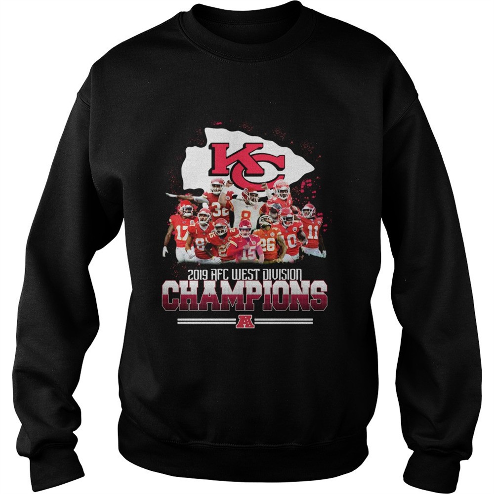 AFC West Division Champions Kansas City Chiefs 2019 shirt