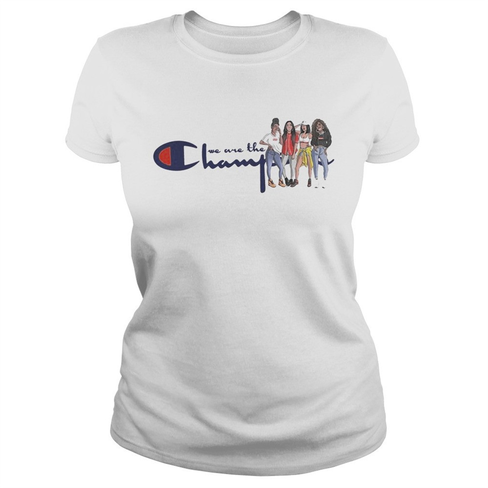 African American girl we are the champions shirt