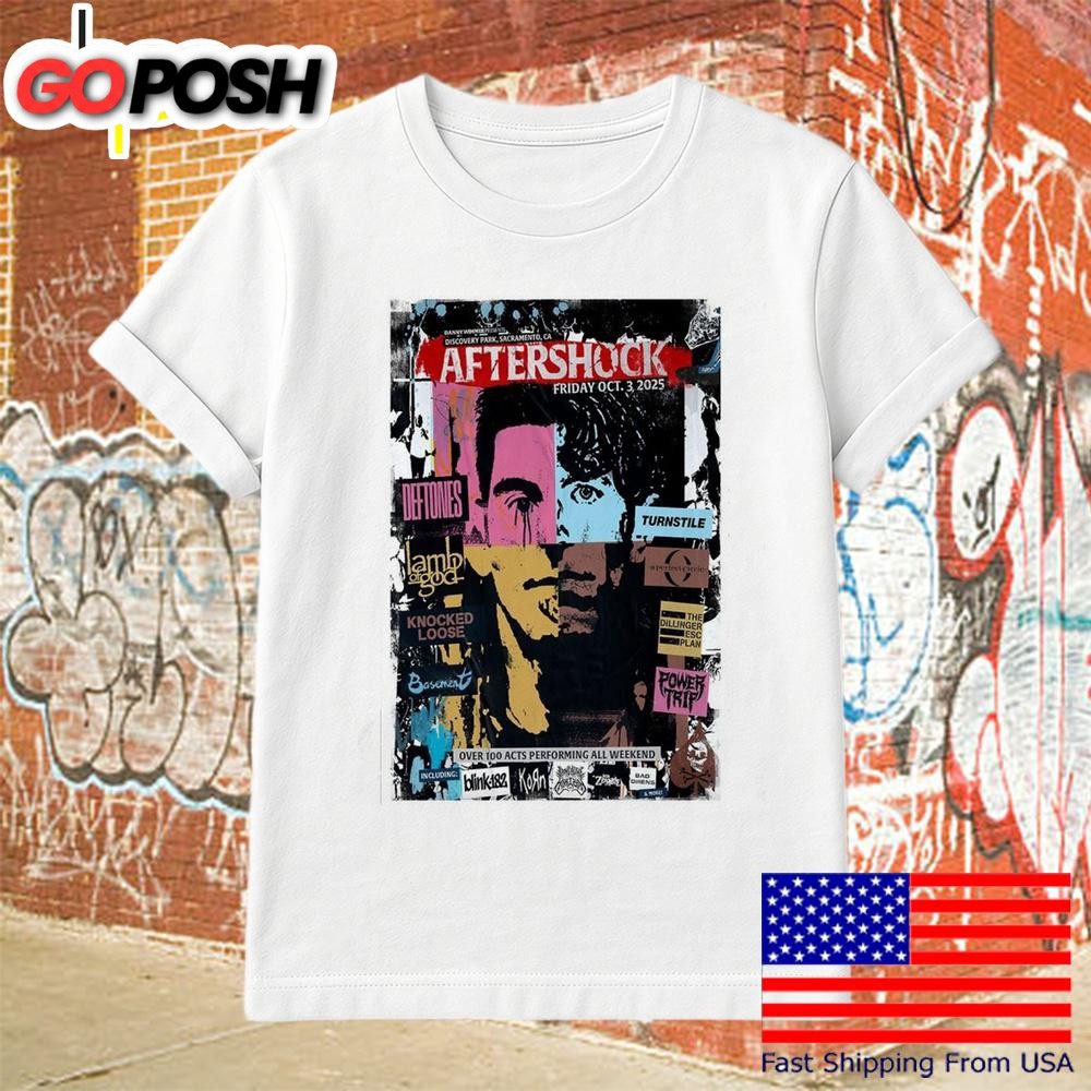 Aftershock Oct 3 2025 Discovery Park In Sacramento, CA T-Shirt