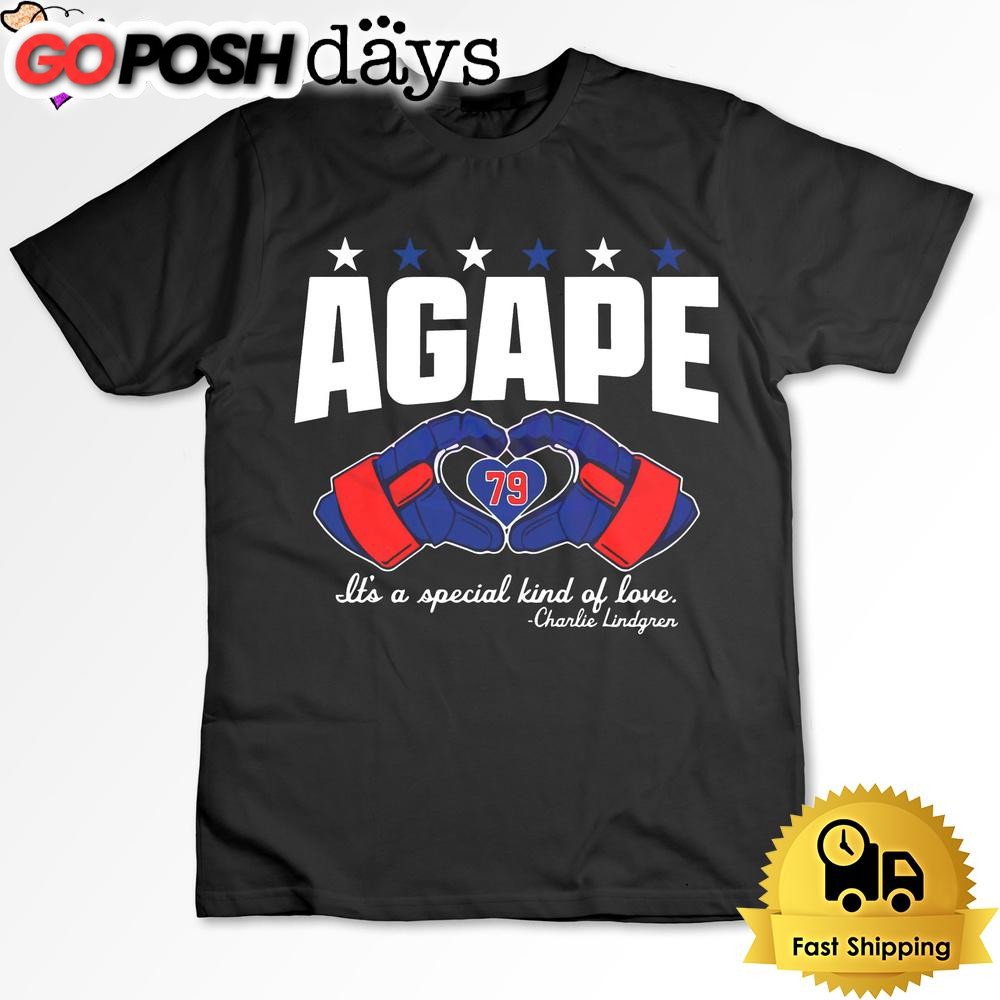 Agape Love Charlie Lindgren 79 T Shirt