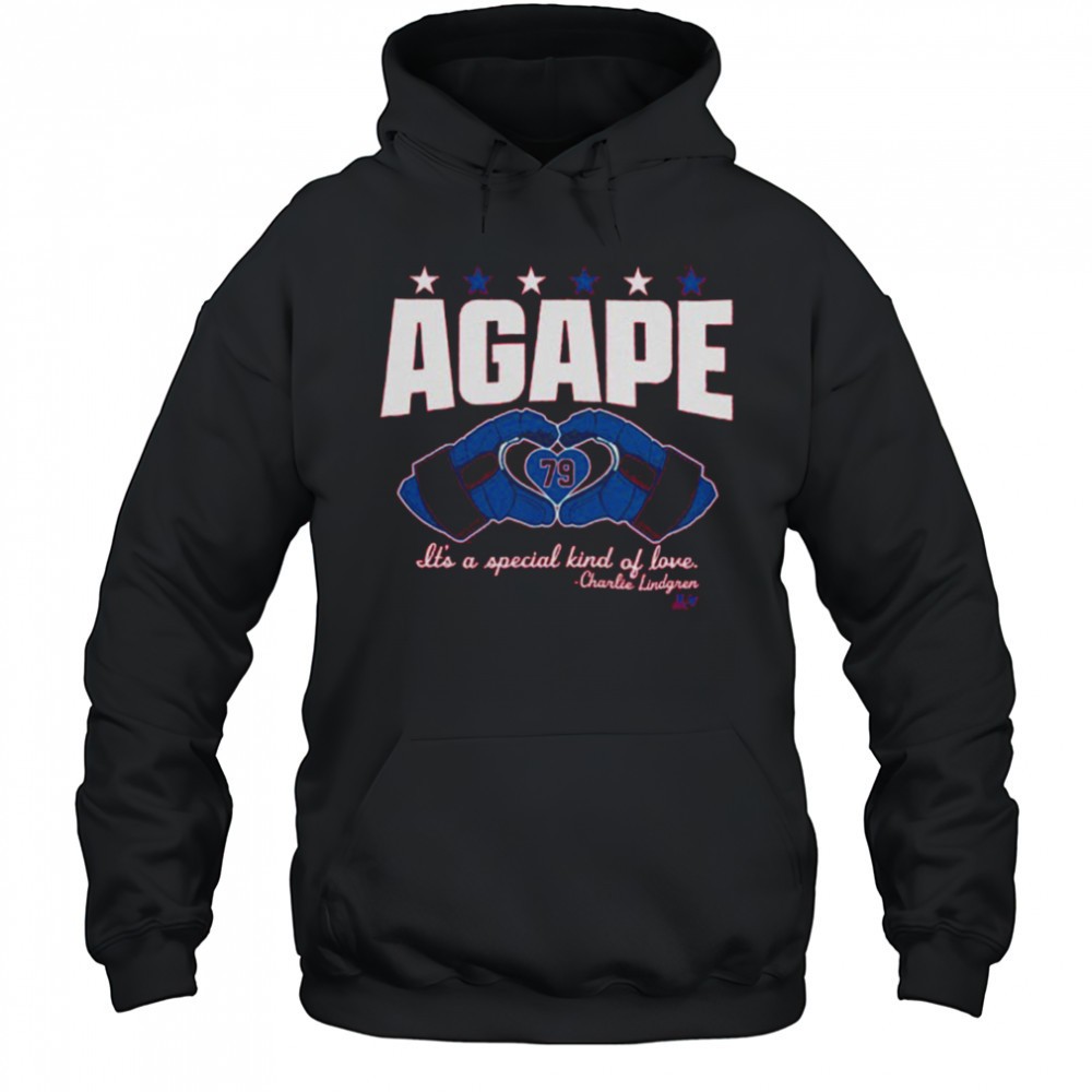 Agape Love Washington Hockey Charlie Lindgren Shirt