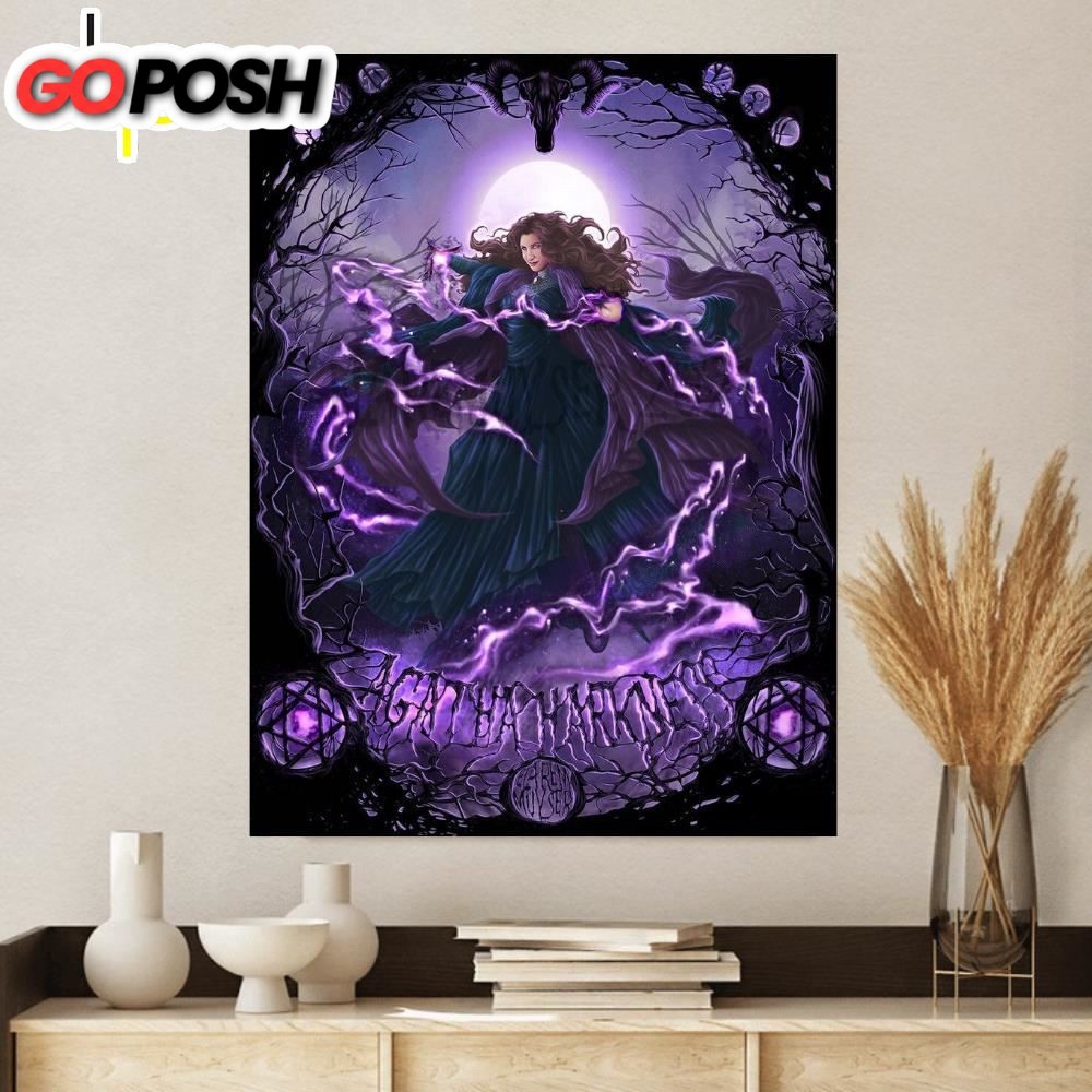 Agatha Harkness Darkhold Diaries Marvel Movie 2025 Poster Canvas