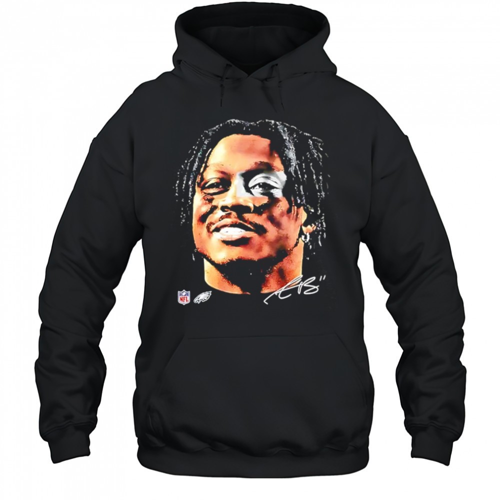 A.J. Brown Philadelphia Eagles Big Head Signature shirt