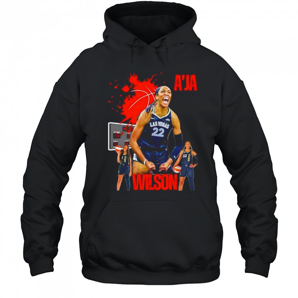 Aja Wilson WNBA Las Vegas graphic shirt