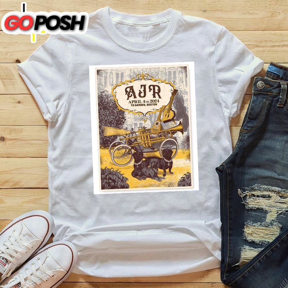 Ajr April 4 2025 At The Td Garden In Boston Ma Unisex T-Shirt