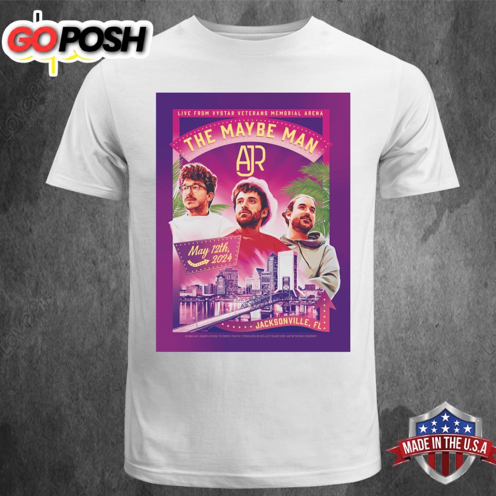 AJR May 12 2025 VyStar Veterans Memorial Arena Jacksonville FL T-shirt