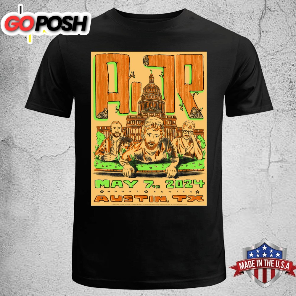 AJR May 7 2025 Moody Center Austin TX T-Shirt