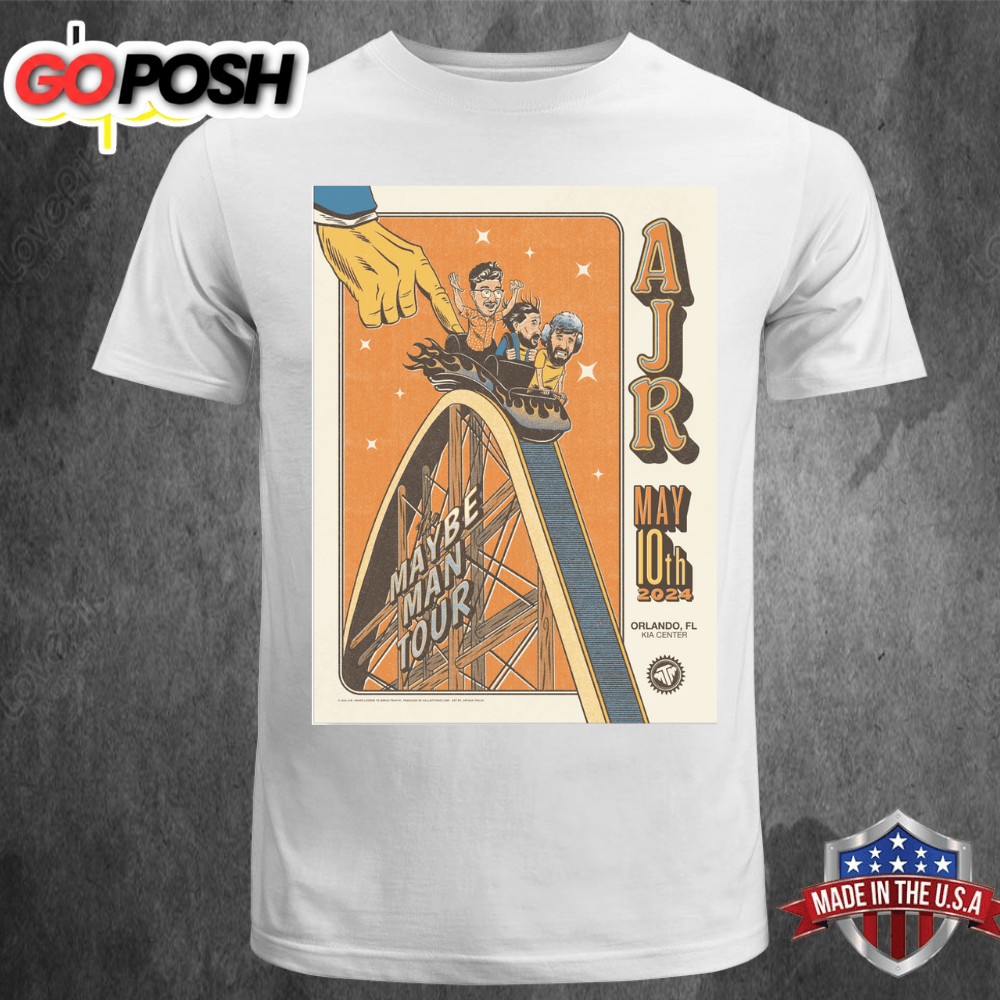 Ajr Orlando May 10 2025 Tour T-shirt Unisex