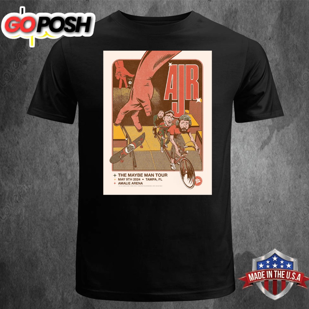 AJR Tampa May 9 2025 Tour Unisex T-shirt