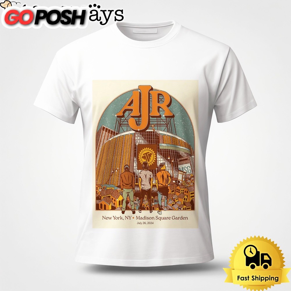 AJR Tour At Madison Square Garden New York NY On July 26 2024 Unisex T-Shirt