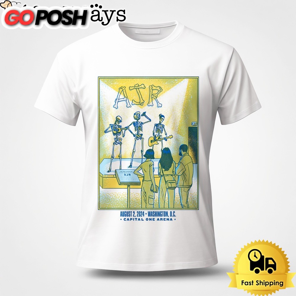 AJR Tour On August 2 2024 Capital One Arena Washington DC Unisex T-Shirt
