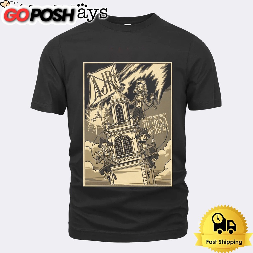 AJR Tour On August 3 2024 TD Garden Boston MA Unisex T-Shirt