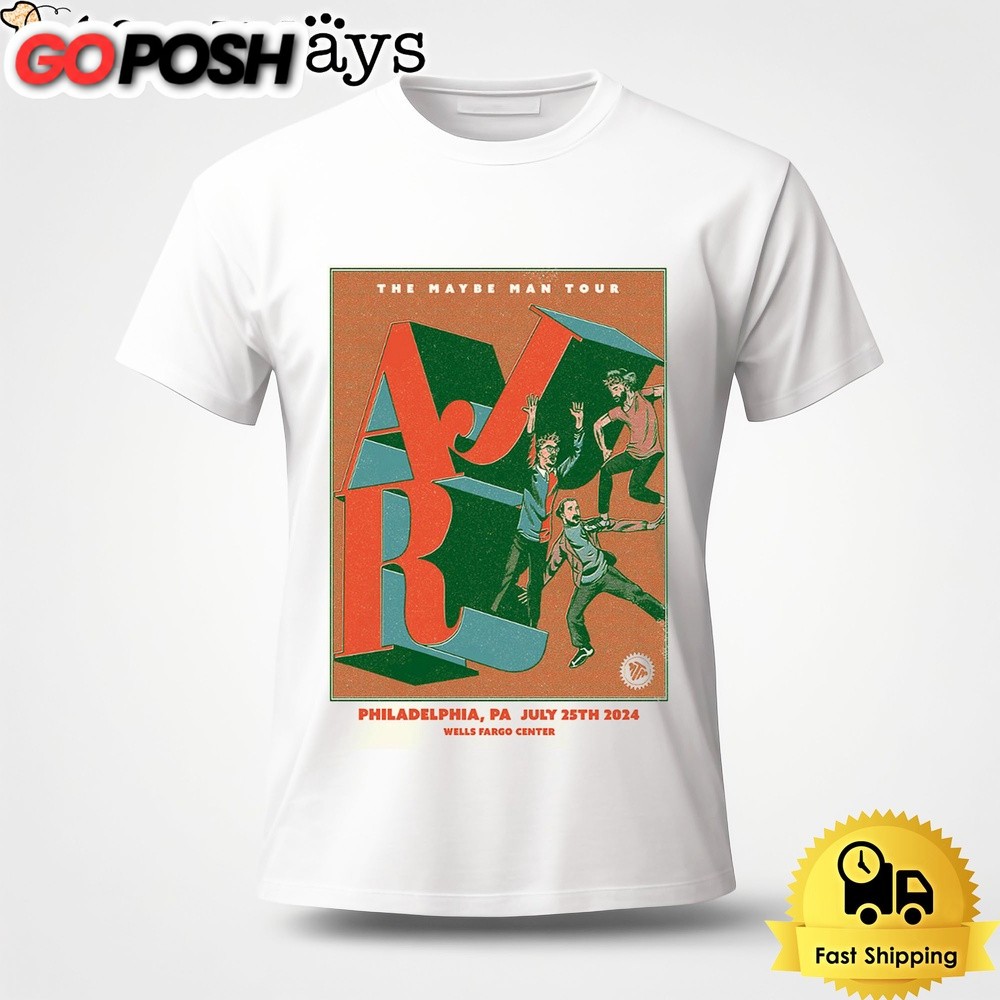 AJR Tour Wells Fargo Center in Philadelphia PA On July 25 2024 Unisex T-Shirt