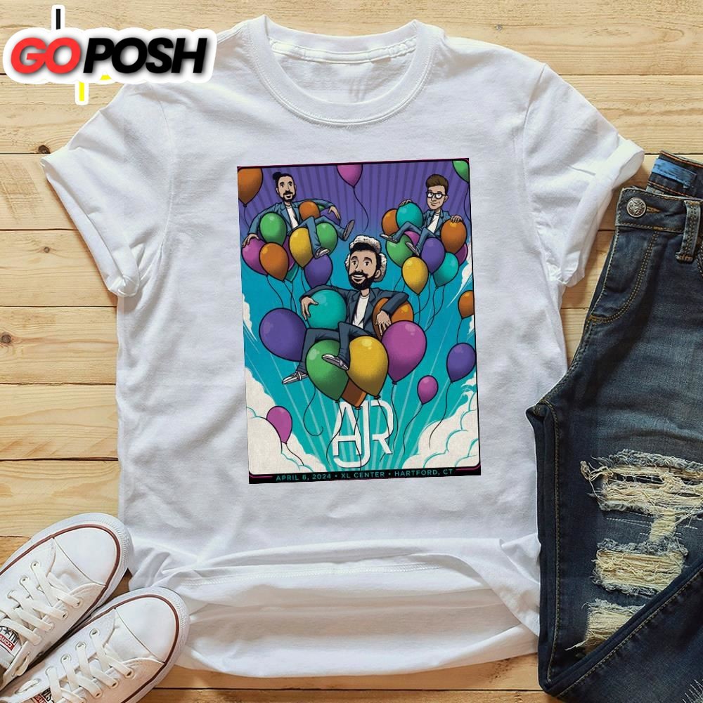 Ajr Xl Center April 6, 2025 Poster Shirt