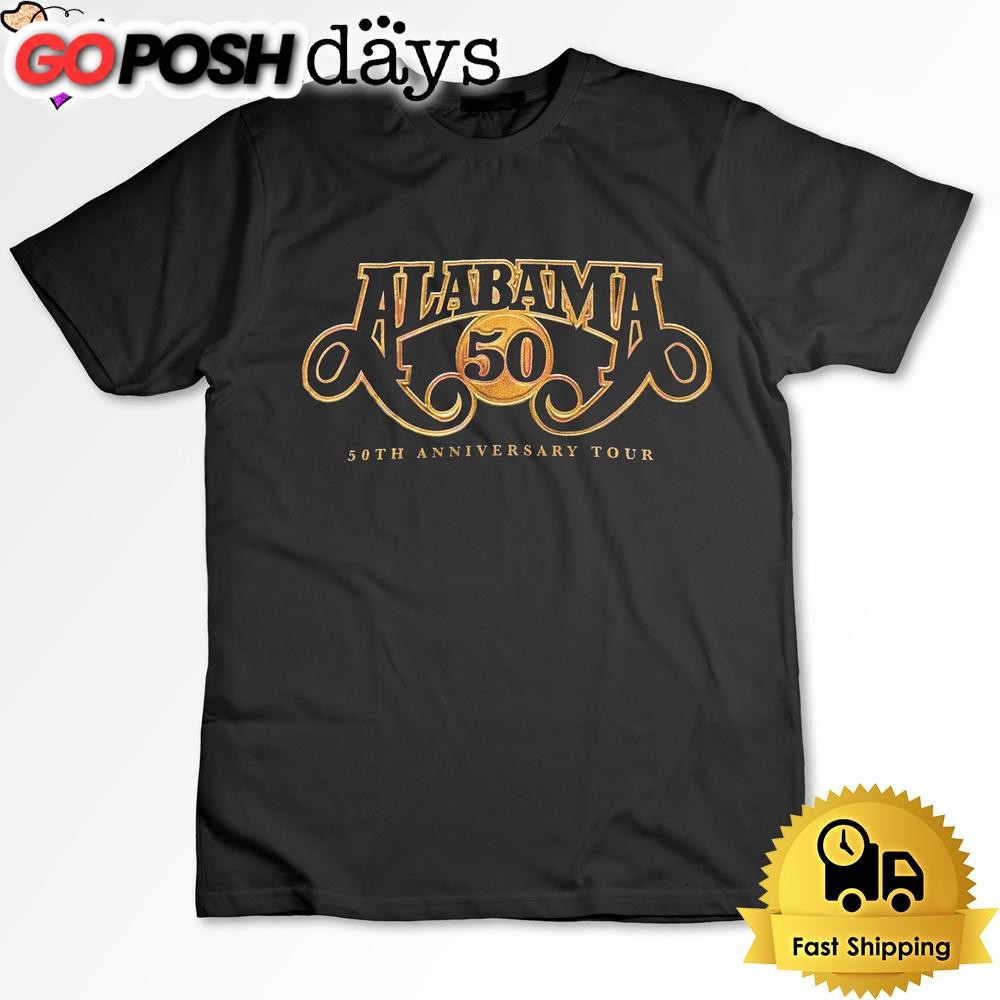 Alabama 50th Anniversary Tour 2025 T Shirt