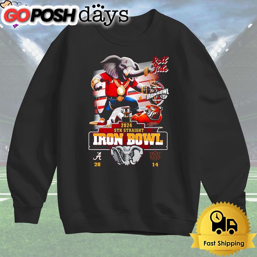 alabama-crimson-tide-2024-5th-straight-iron-bowl-t-shirt-fjlux4sp Alabama Crimson Tide 2024 5Th Straight Iron Bowl T Shirt