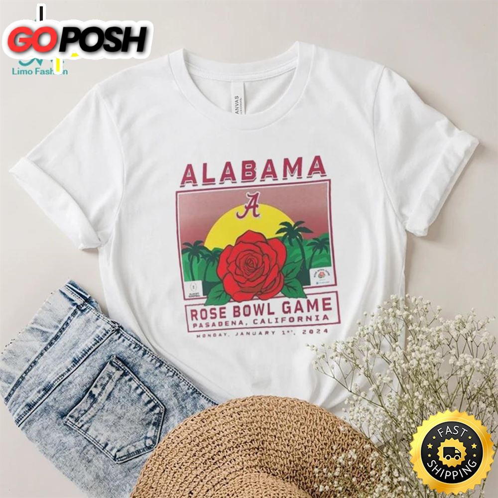 Alabama Crimson Tide 2025 Cfp Rose Bowl Fierce Competitor Shirt