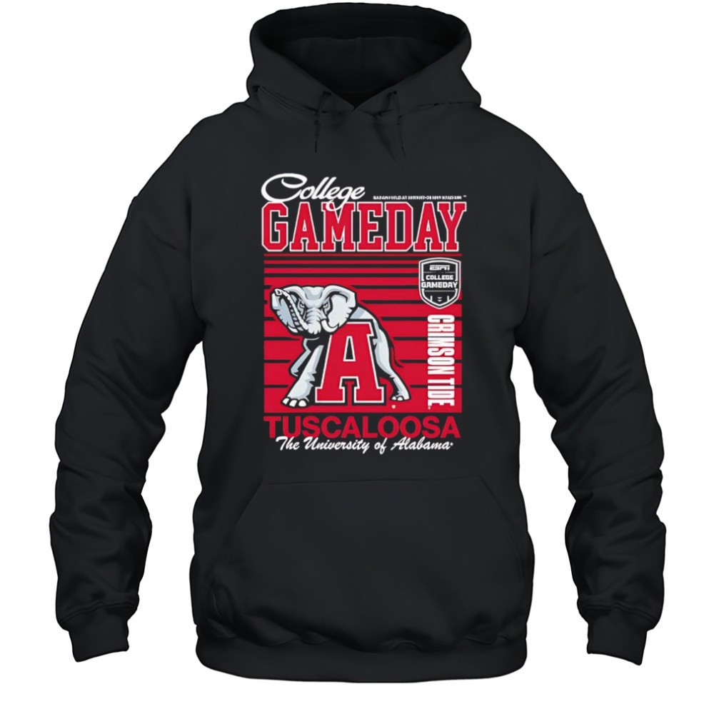 Alabama Crimson Tide mascot Tuscaloosa the University of Alabama College Gameday shirt