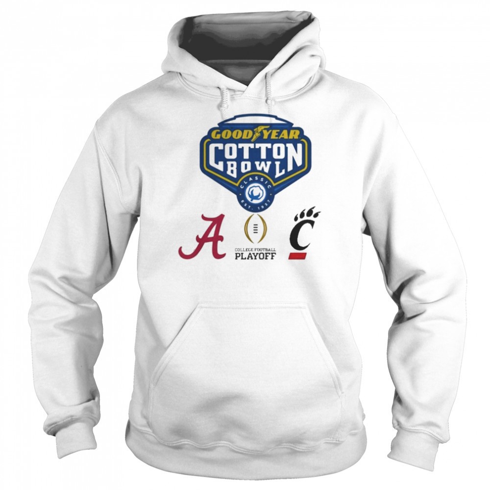 Alabama Crimson Tide Tide vs Cincinnati Bearcats Goodyear Cotton Bowl College Football Playoff Shirt
