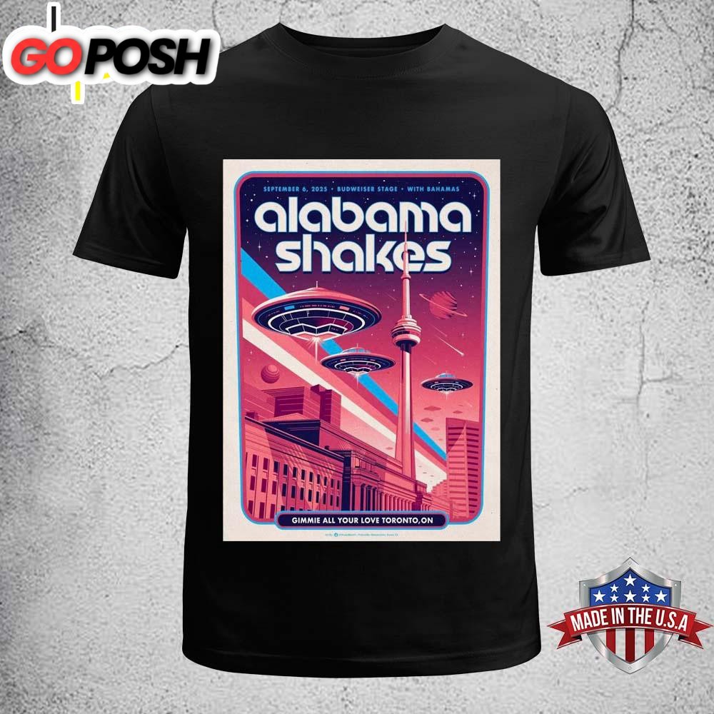 Alabama Shakes Concert September 2025 Budweiser Stage Unisex T-Shirt