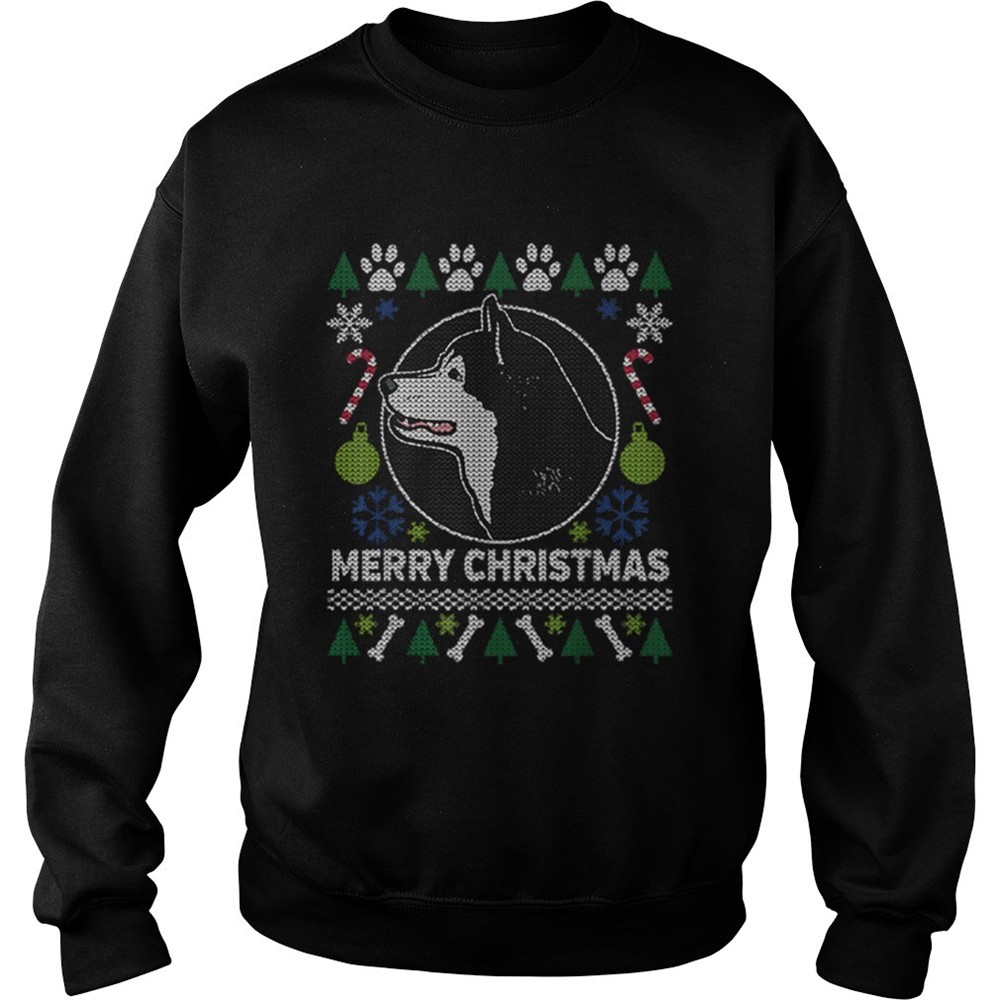 Alaskan Malamute Dog Breed Ugly Christmas Style Gifts shirt