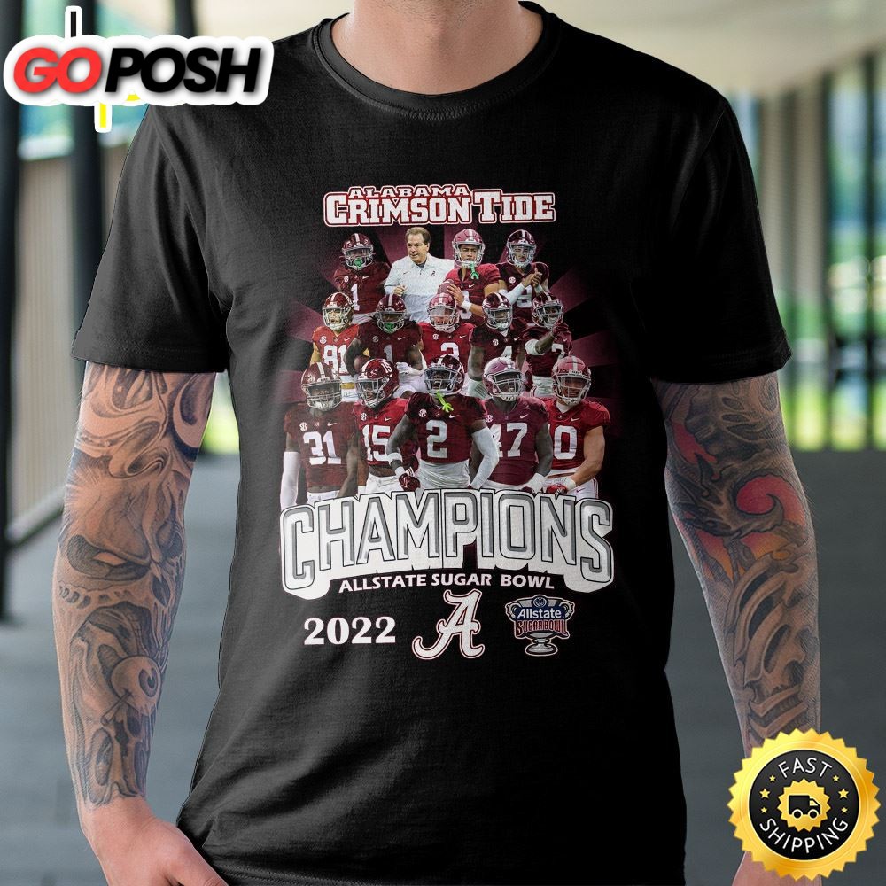 Albama Crimson Tide Champions Allstate Sugar Bowl Unisex T-Shirt