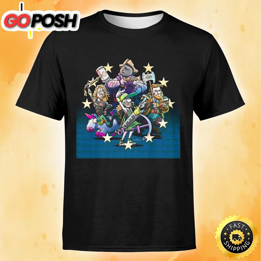 Alestorm Gloryhammer Wind Rose Rumahoy European Tour 2025 Tshit