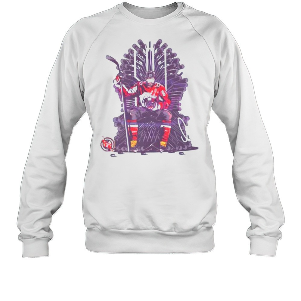 Alex Ovechkin 895 Career Goals Throne Shirt