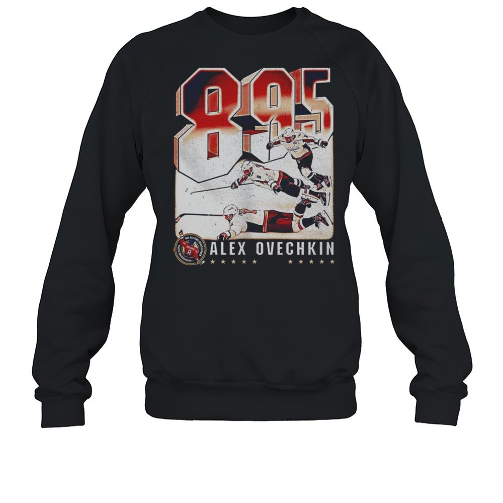 Alex Ovechkin Washington Capitals 895 Career Goals Celebration Shirt