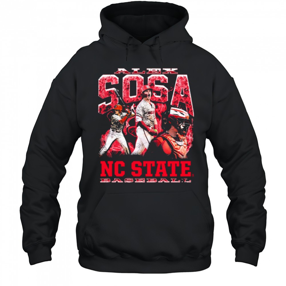 Alex Sosa NC State Wolfpack Baseball NCAA Division I 90s Graphic t-shirt