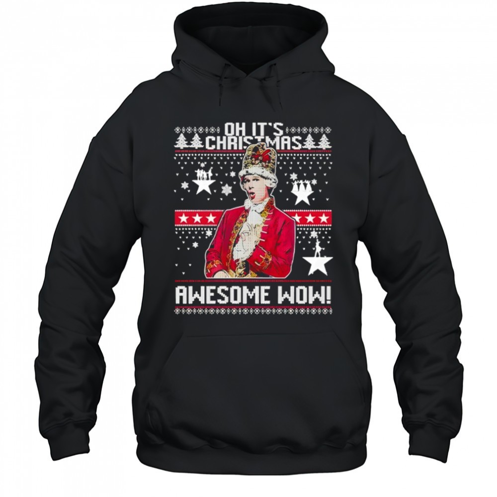 Alexander Hamilton Oh Its Christmas Awesome Wow Shirt