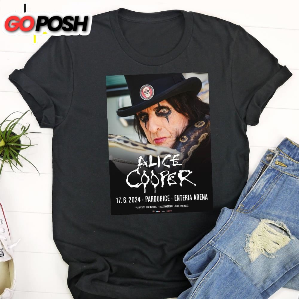 Alice Cooper 2025 Tour 17 July Unisex T-shirt
