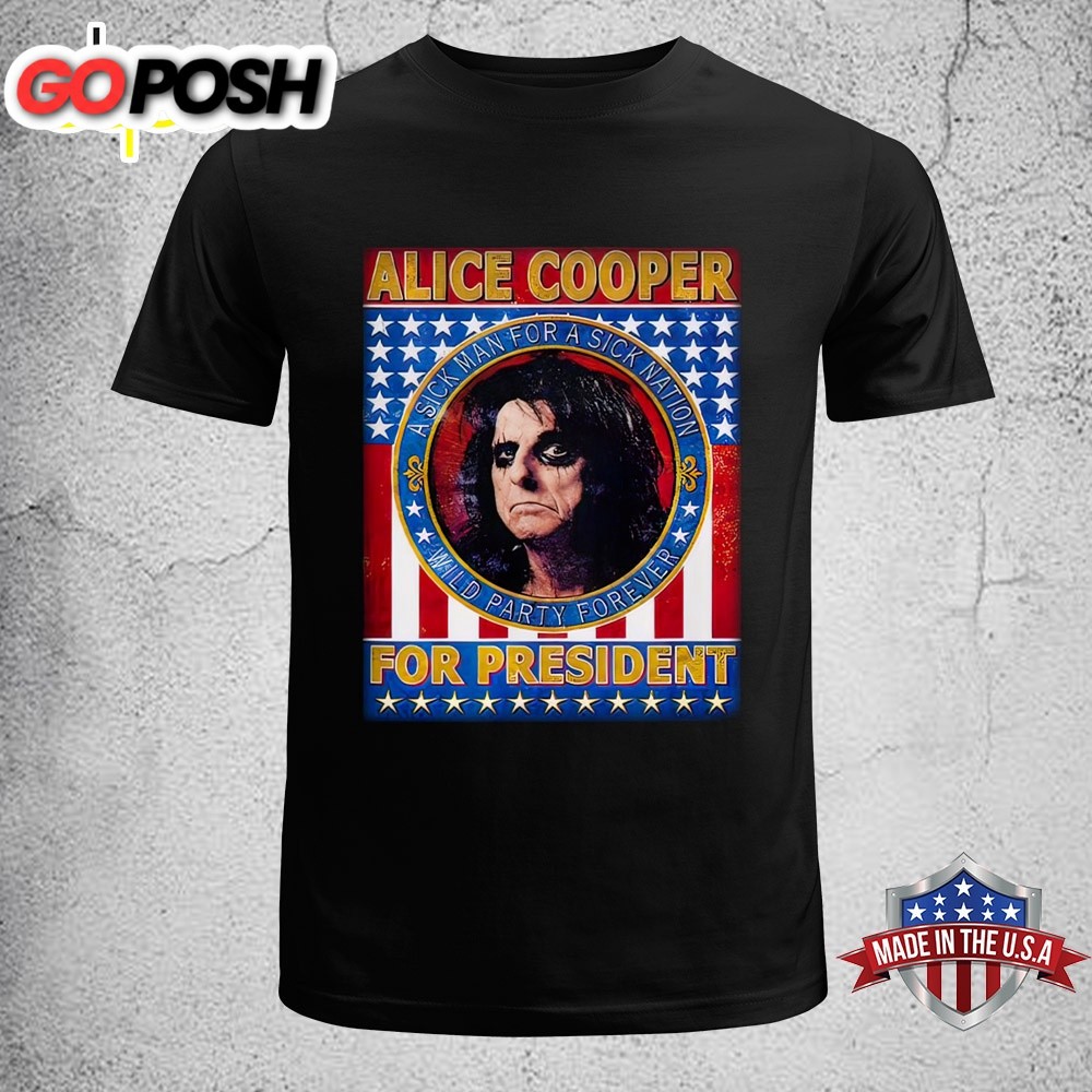 Alice Cooper For President Music Unisex T-Shirt