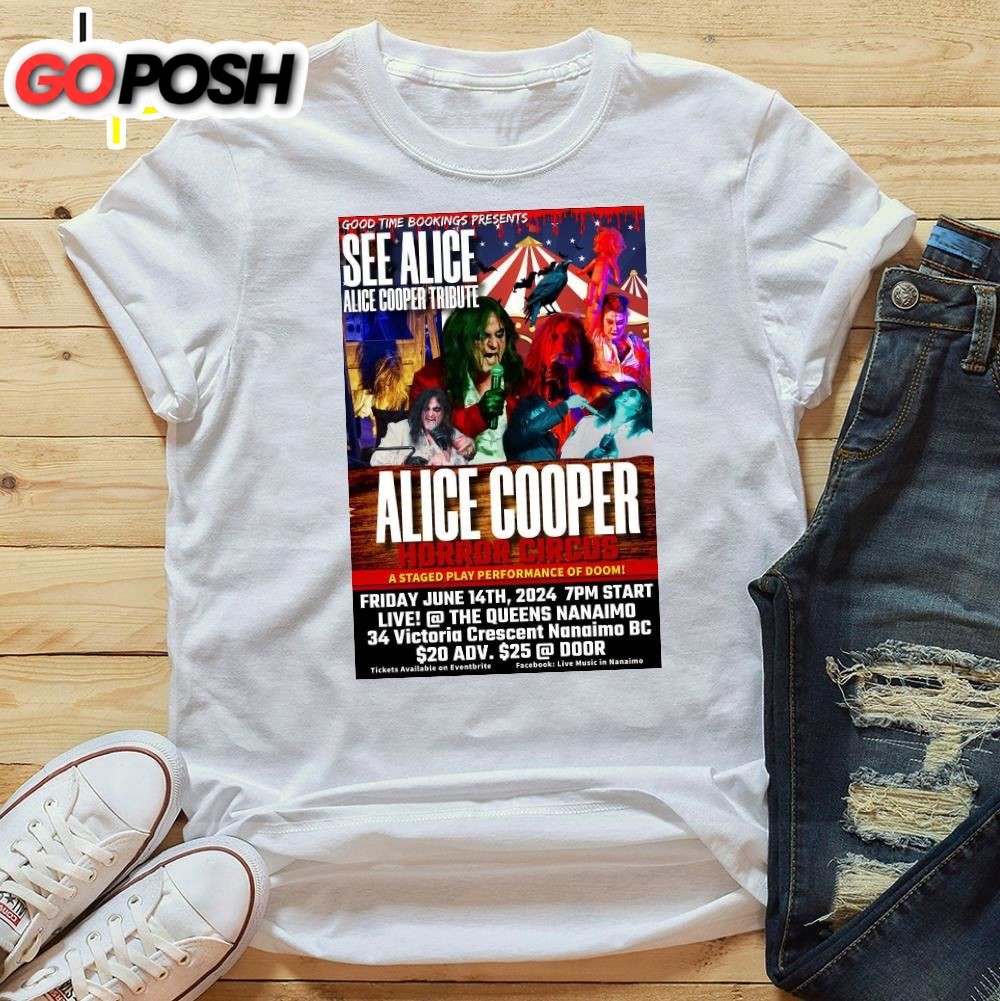 Alice Cooper Too Close For Comfort Tour 2025 T Shirt