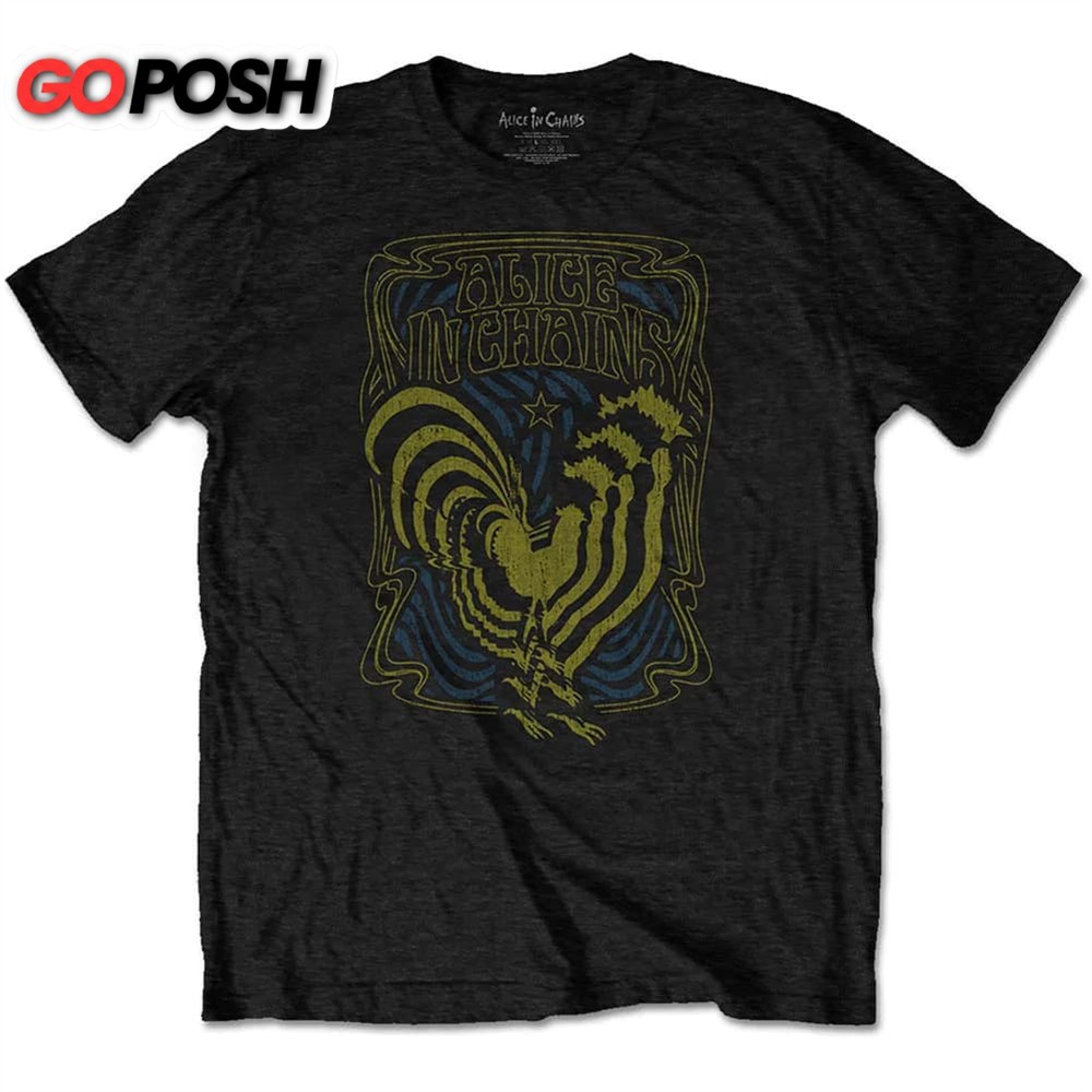 ALICE IN CHAINS Psychedelic Rooster Slim Fit T-shirt