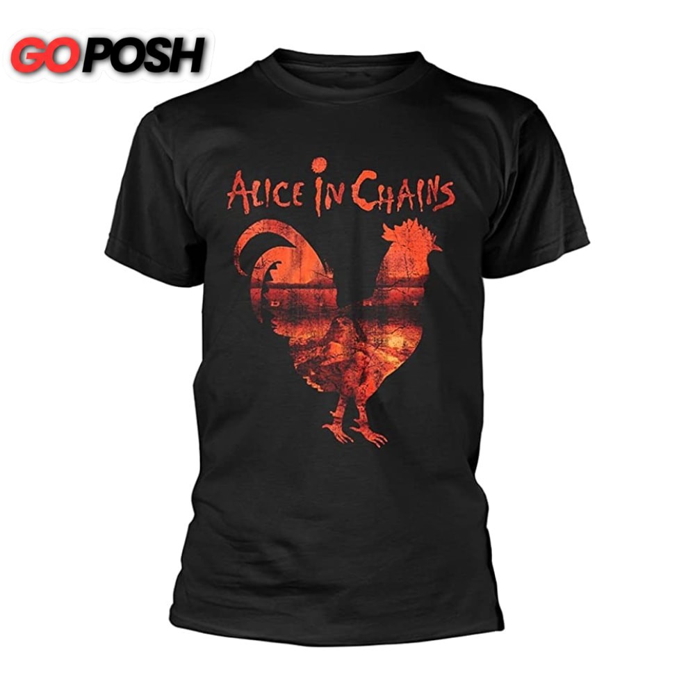Alice in Chains Rooster Dirt Layne Staley Rock Official T-Shirt