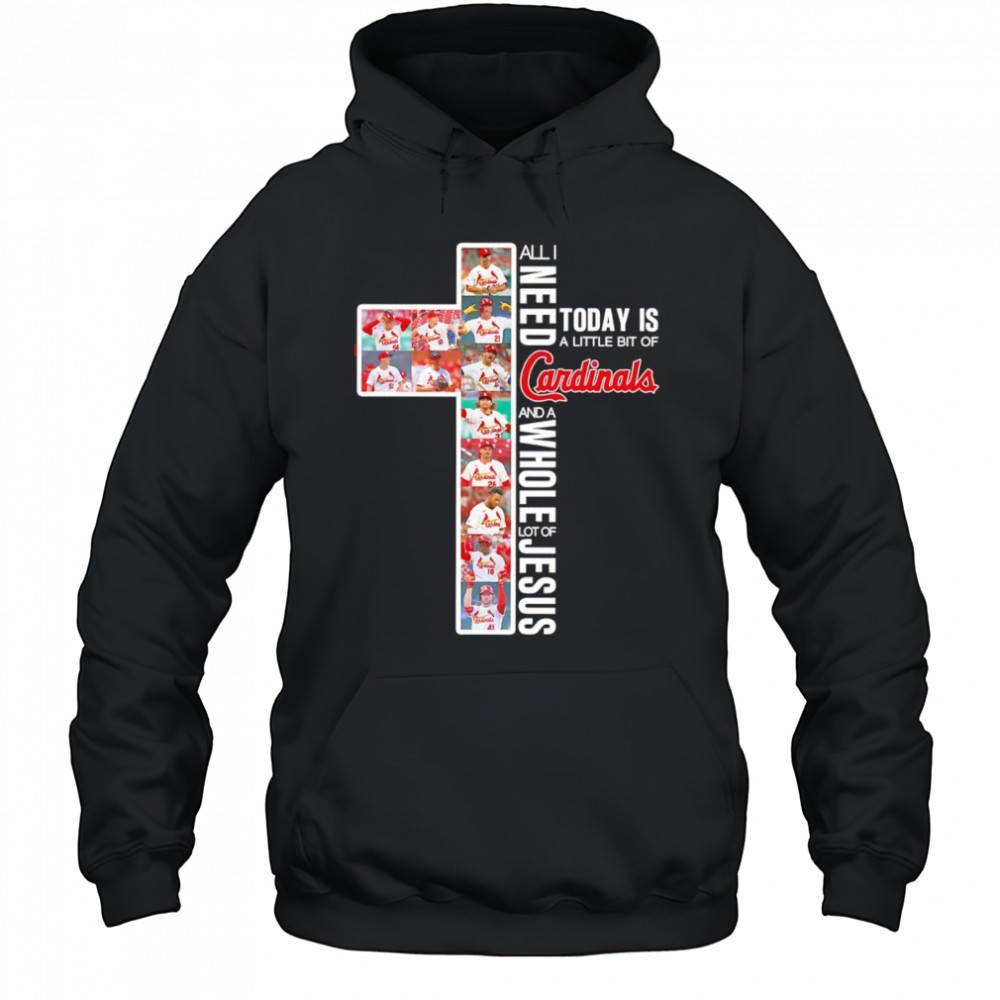 All I need today is a little bit of Cardinals and a whole lot of Jesus shirt