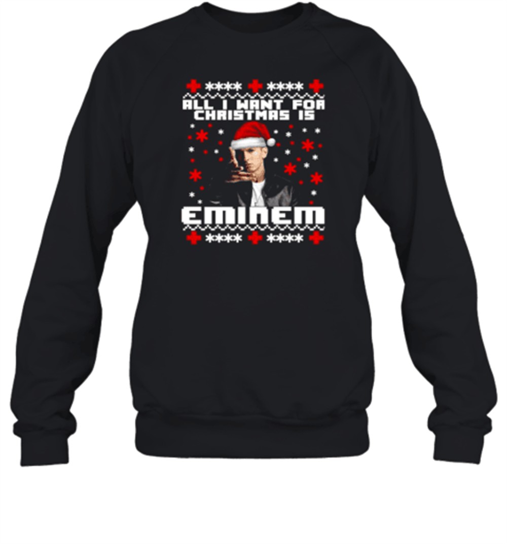 all-i-want-for-christmas-is-eminem-ugly-christmas-t-shirt-x2msler8 All I Want For Christmas Is Eminem Ugly Christmas T-Shirt