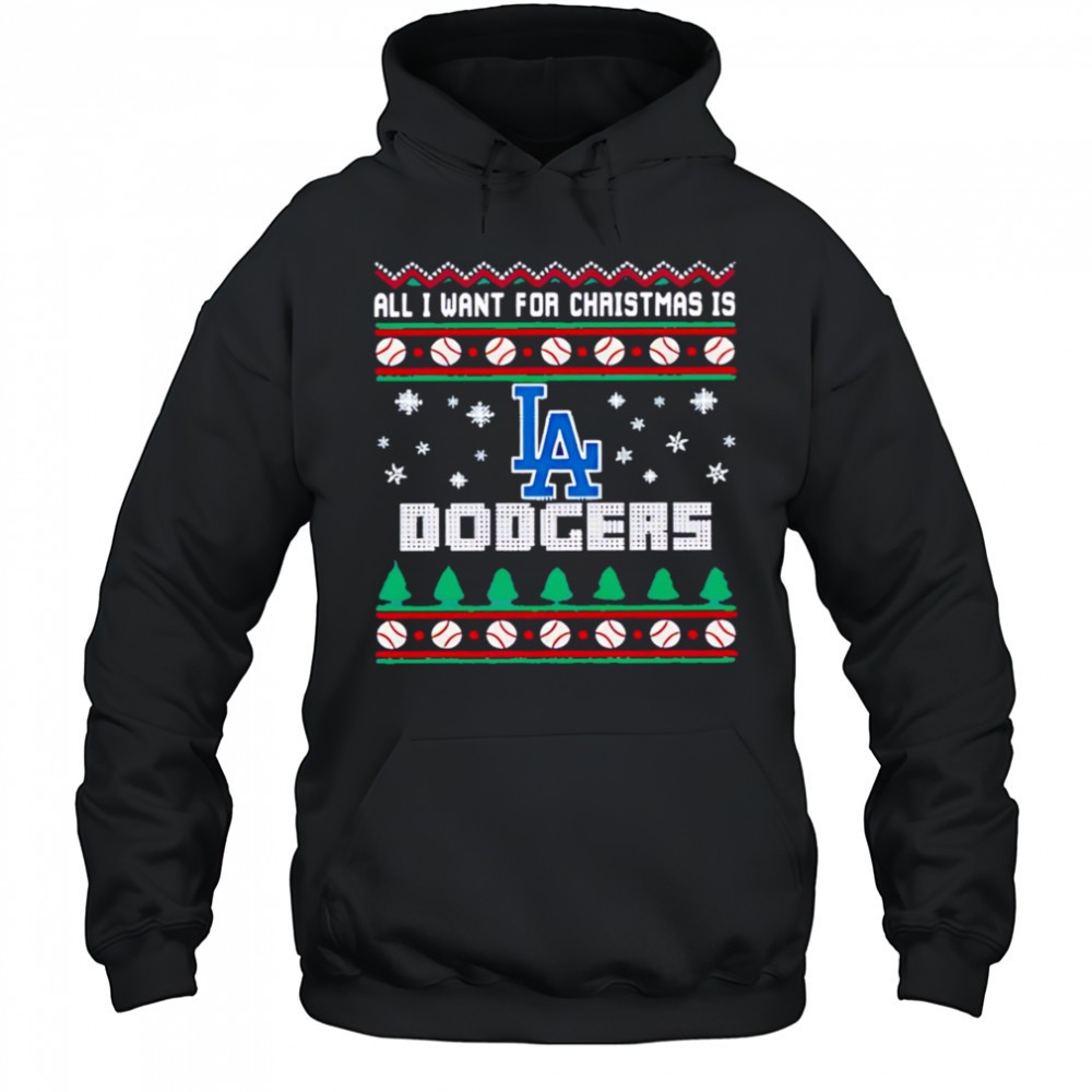 All I Want For Christmas Is Los Angeles Dodgers shirt