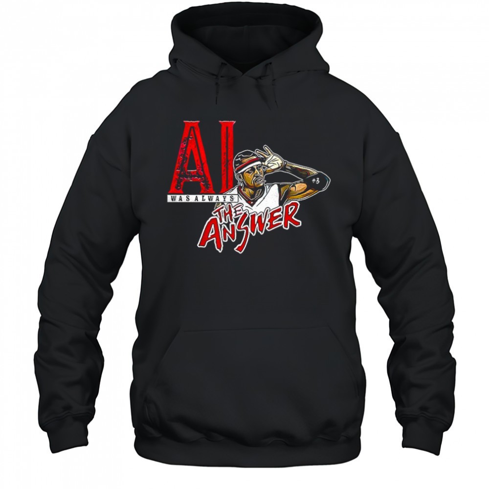 Allen Iverson Philadelphia 76ers was always The Answer shirt