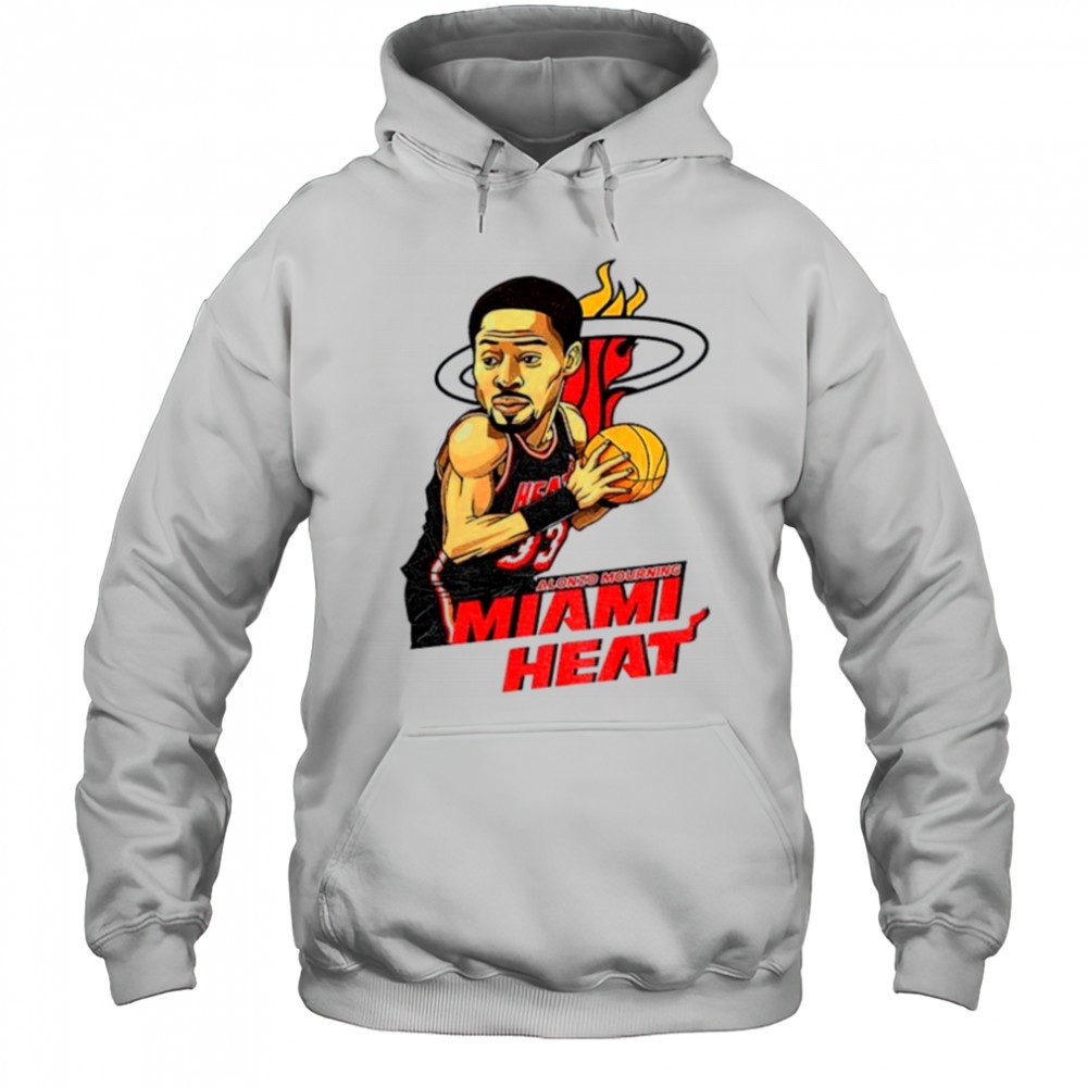 Alonzo Mourning Miami Heat NBA Basketball cartoon shirt