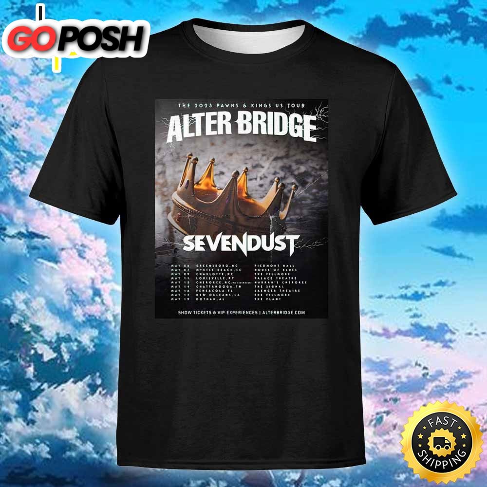 Alter Bridge May And June Tour 2025 Tshirt
