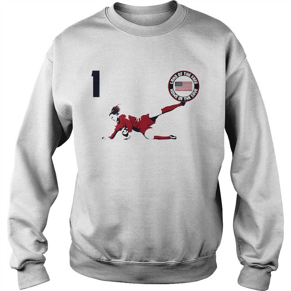 Alyssa Naeher land ofthe free home ofthe save shirt