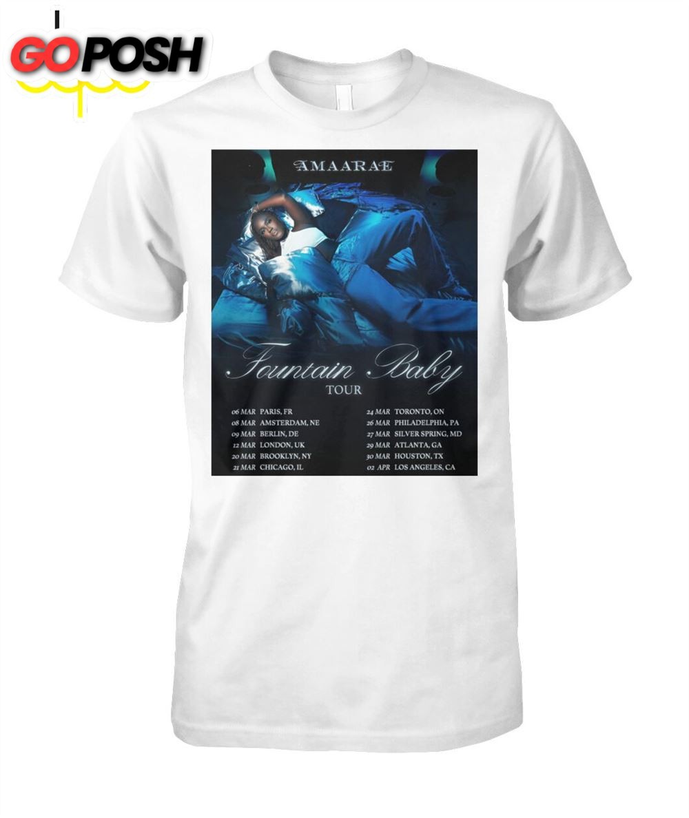 Amaarae Fountain Baby Tour 2025 Shirt